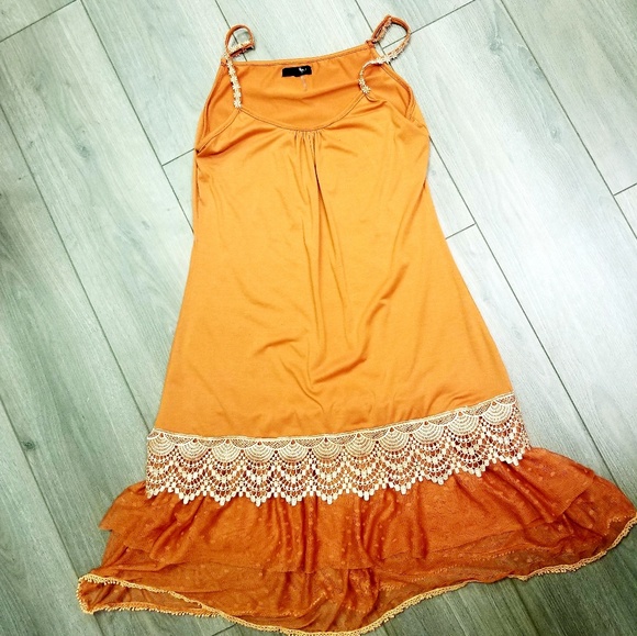 Ryu Anthropologie Women's Camisole Lace TunicDress - Picture 1 of 4